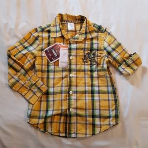Dinotrux button down shirt